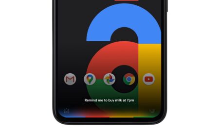 Google Pixel Assistant Header