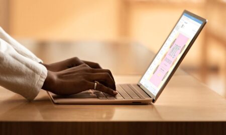 Microsoft Surface Laptop Header