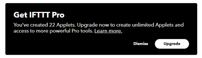 My Applets Ifttt Google Chrome 2020 09 10 13.27.57