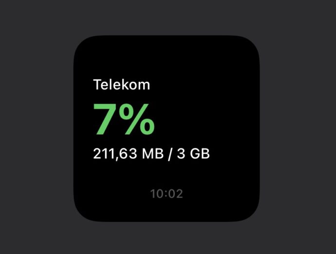 Data Widget Telekom Ios 2