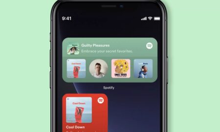 Spotify Widget Header