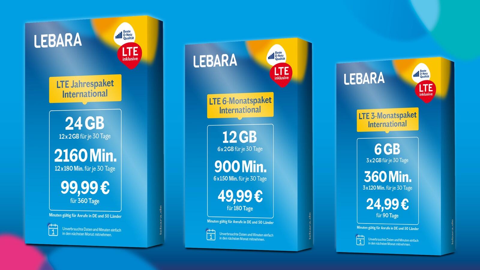 Lebara startet neue LTE PrepaidSparpakete