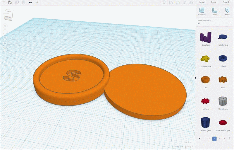 Salz Und Pfeffer Tinkercad