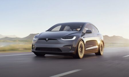 Tesla Model X 2021 Grau Header