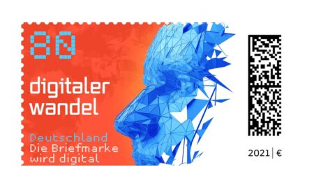 Briefmarke Matrixcode