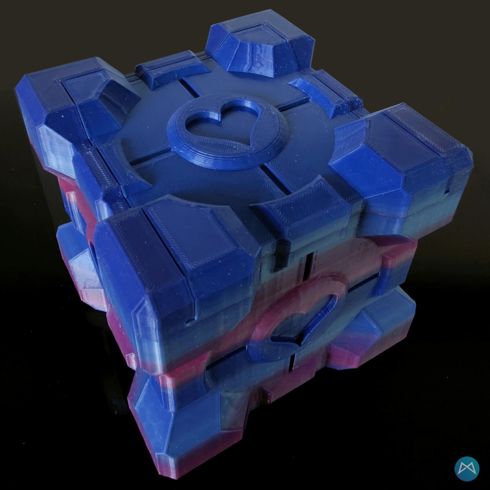 Companion Cube Farbverlauf
