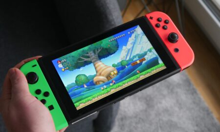 Nintendo Switch 2d Mario Hand