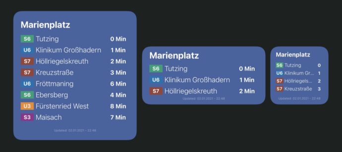 Mvg Abfahrtsmonitor Widget Scriptable