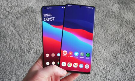 Samsung Galaxy S21 Ultra Oneplus 9 Pro Front