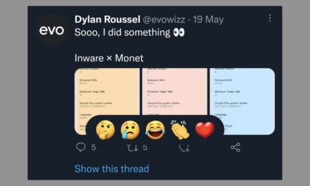 Twitter Emoji Reaktion