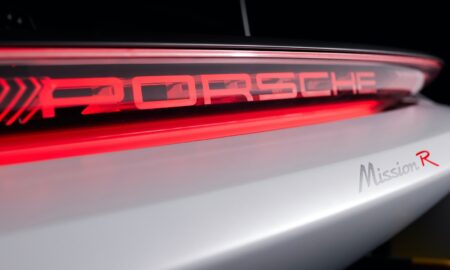 Porsche Mission R Logo Header