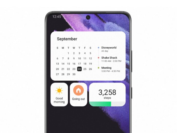 Samsung Galaxy S21 Android 12 One Ui 4 Header