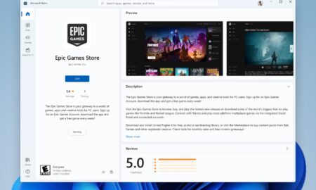 Windows Store Epic Games
