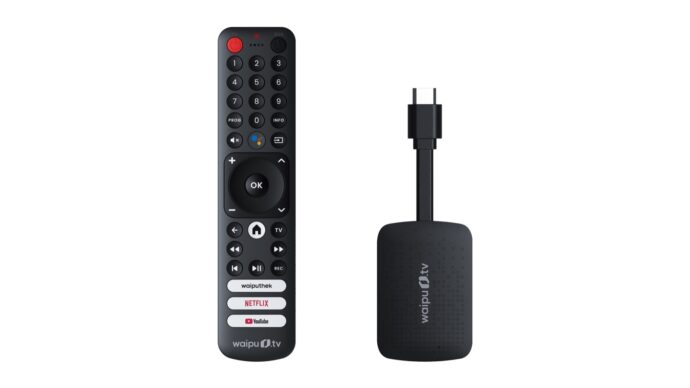 Waipu 4k Stick Remote Stick