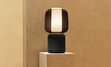 Ikea Sonos Symfonsik Tischleuchte Schwarz