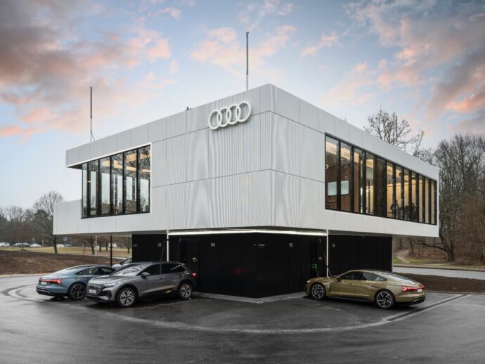 Audi Charging Hub Header