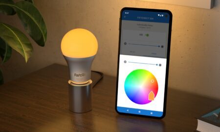 Avm Fritzdect 500 Und Fritzapp Smart Home Ambiente Farbwahl Orange