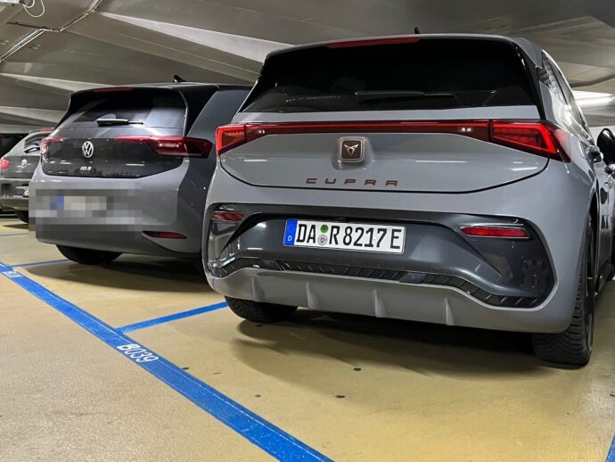 Cupra Born Vw Id3 Hinten