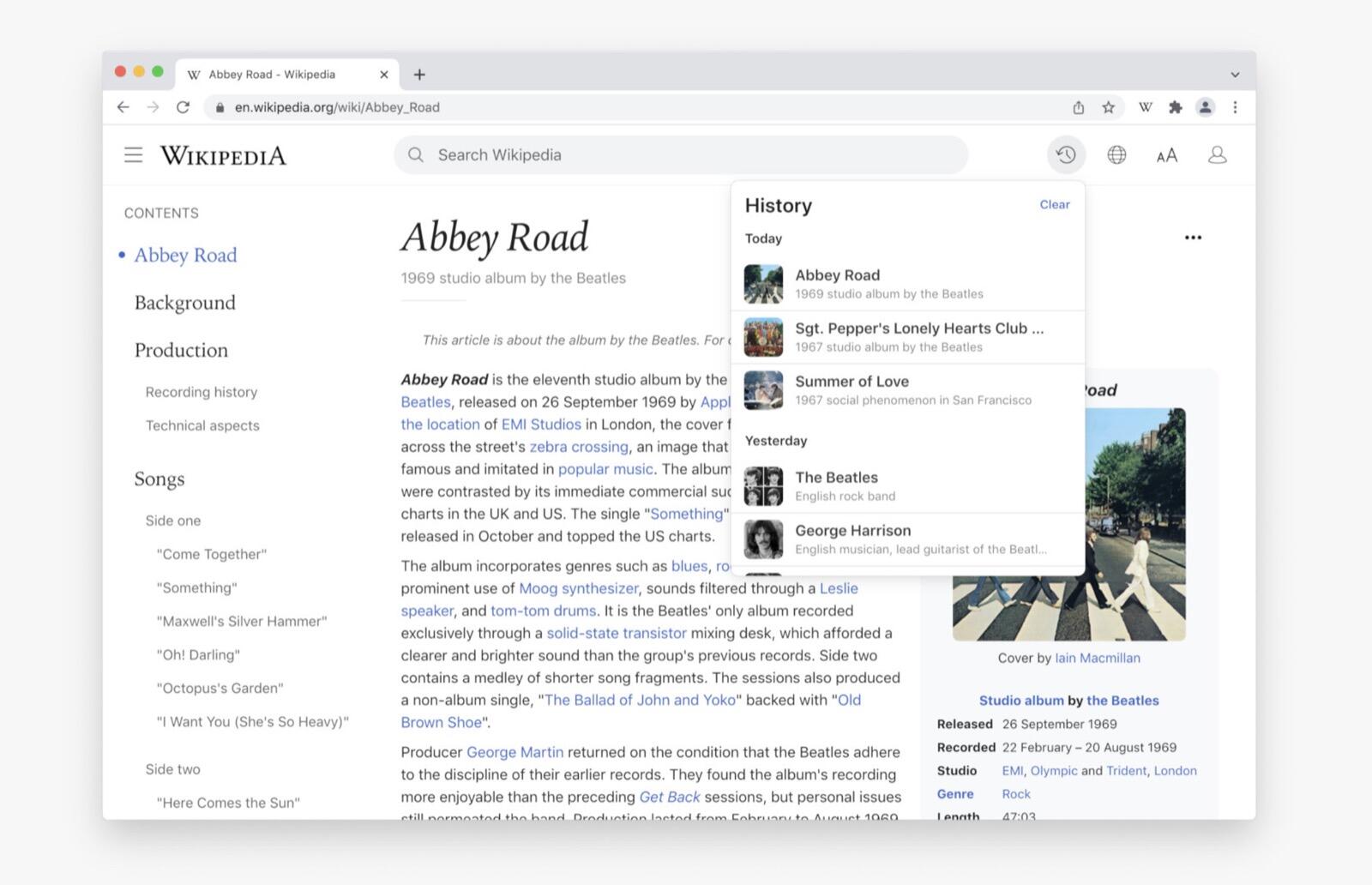 Modern Wikipedia Theme