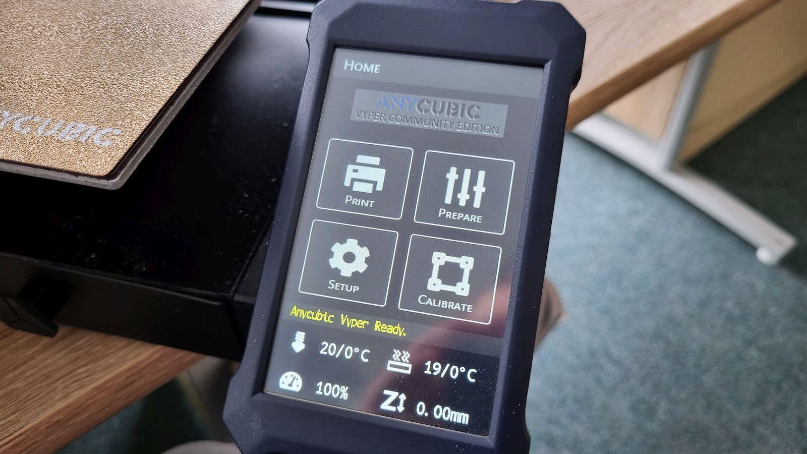 Anycubic Vyper Community Firmware Display
