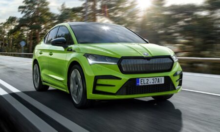 Skoda Enyaq Coupe Mamba Green Front