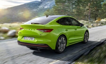 Skoda Enyaq Coupe Mamba Green Heck