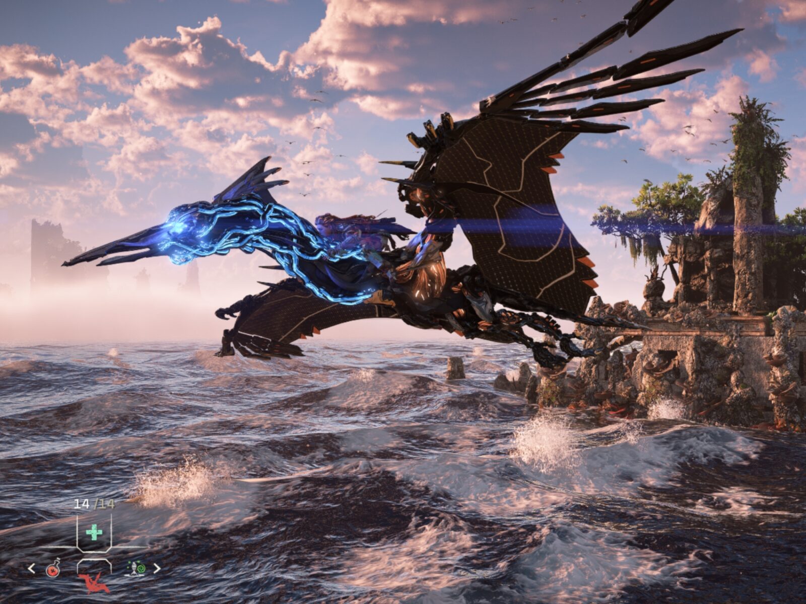 Horizon Forbidden West Screen Fliegen