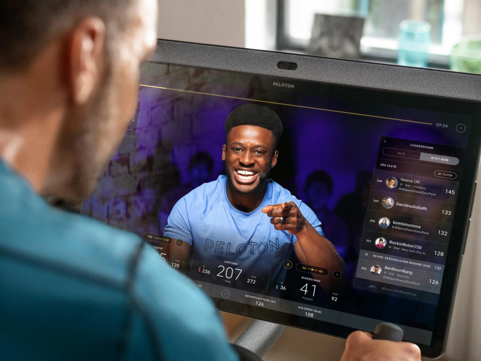 Peloton Display Header