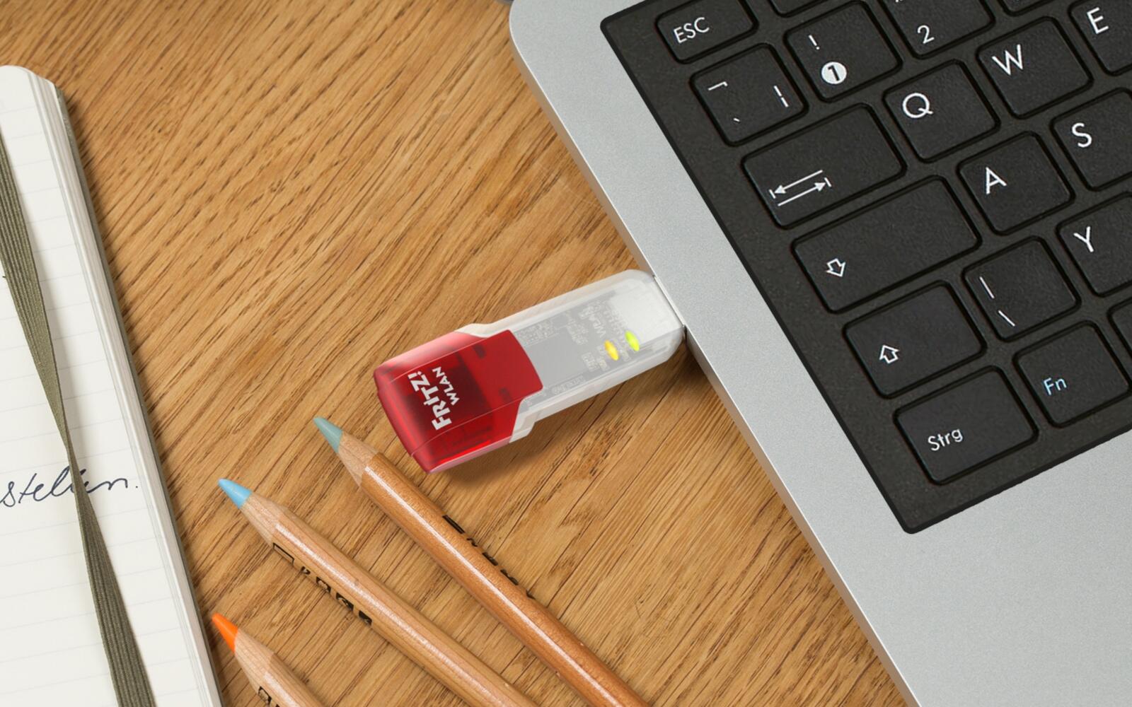 Schützt vor FragAttacks AVM FRITZ!WLAN USB Stick AC 860 erhält Update