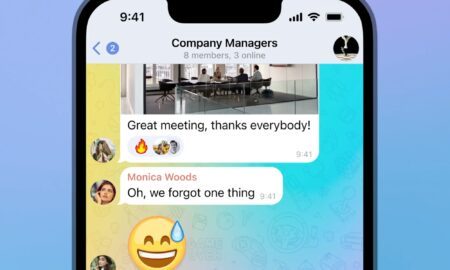 Telegram Chat Header