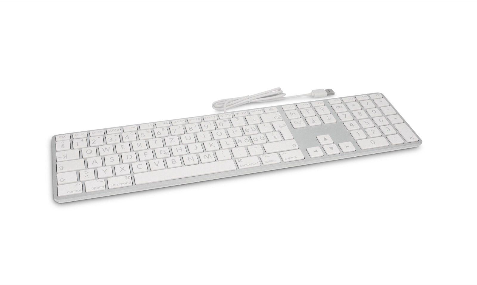 24203 Grossschrift Usb Tastatur Kb 1243 Big Ch Silber 24