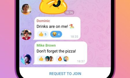 Telegram Chat Header