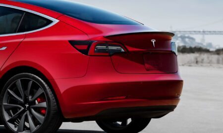 Tesla Model 3 Spoiler Performance Header