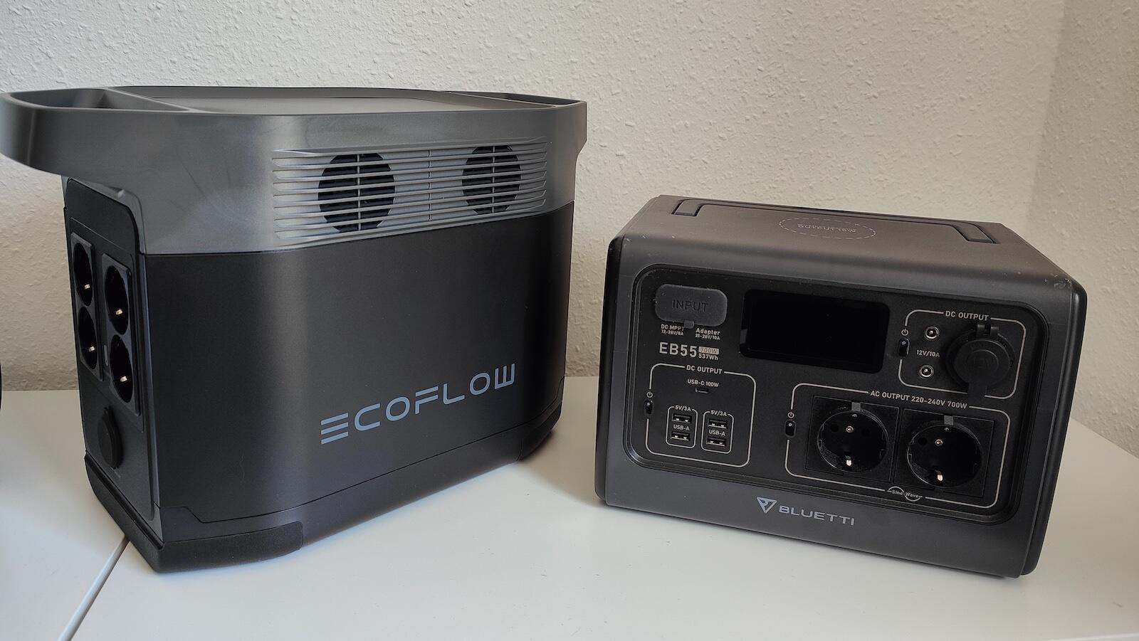 Ecoflow Delta Powerstation Vergleich Mit Eb55