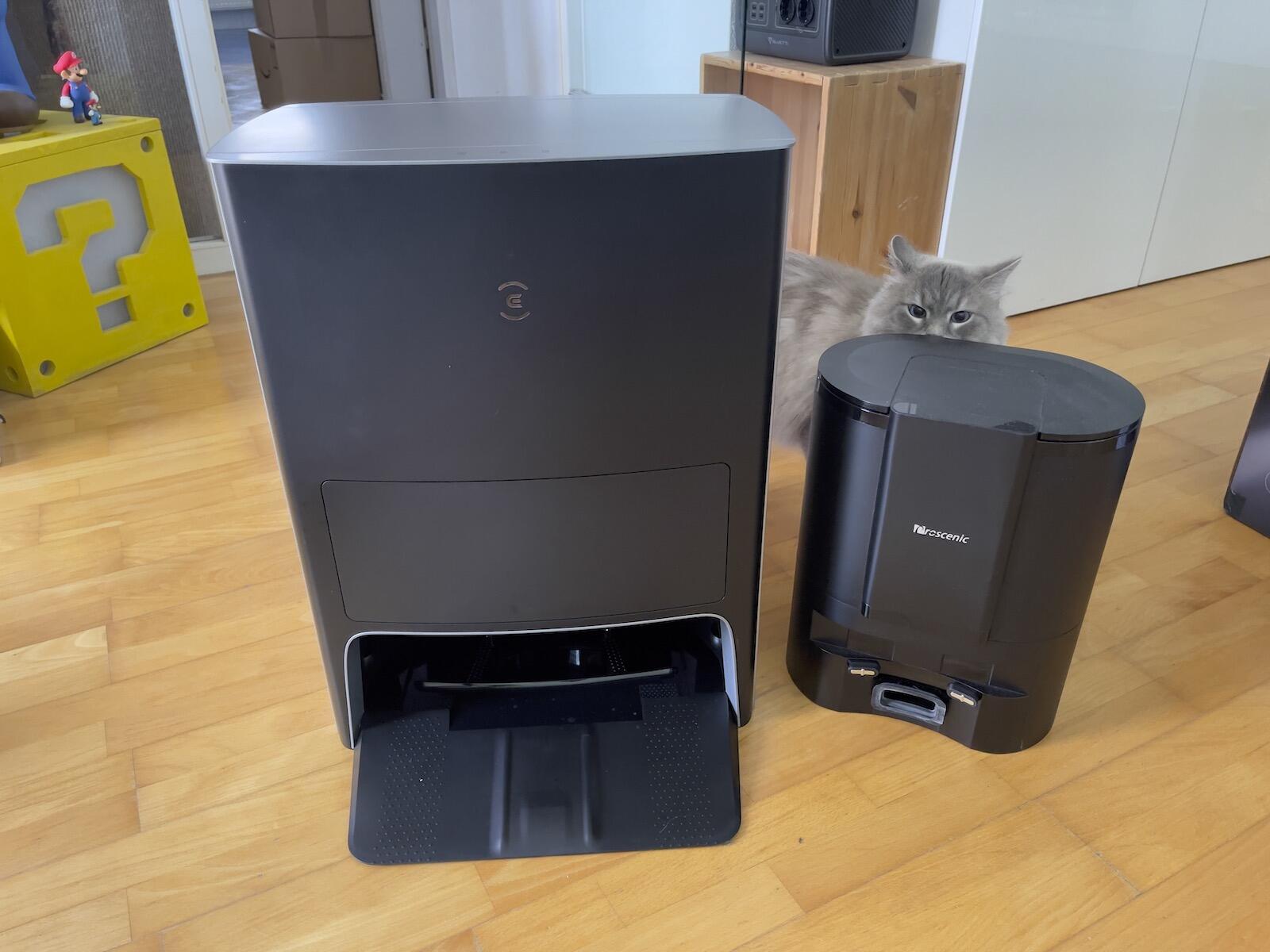 Ecovacs Deebot Omni X1 Kontrolle Groessenvergleich