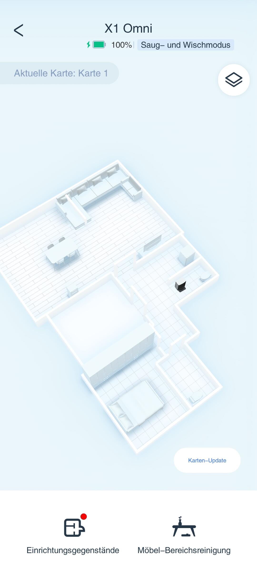 Ecovacs Omni X1 3d Karte