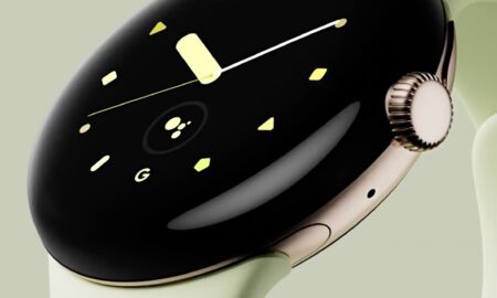 Google Pixel Watch Gold Lemon