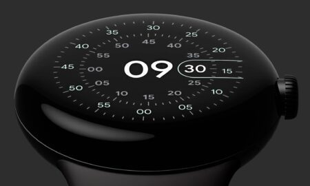 Google Pixel Watch Schwarz Header
