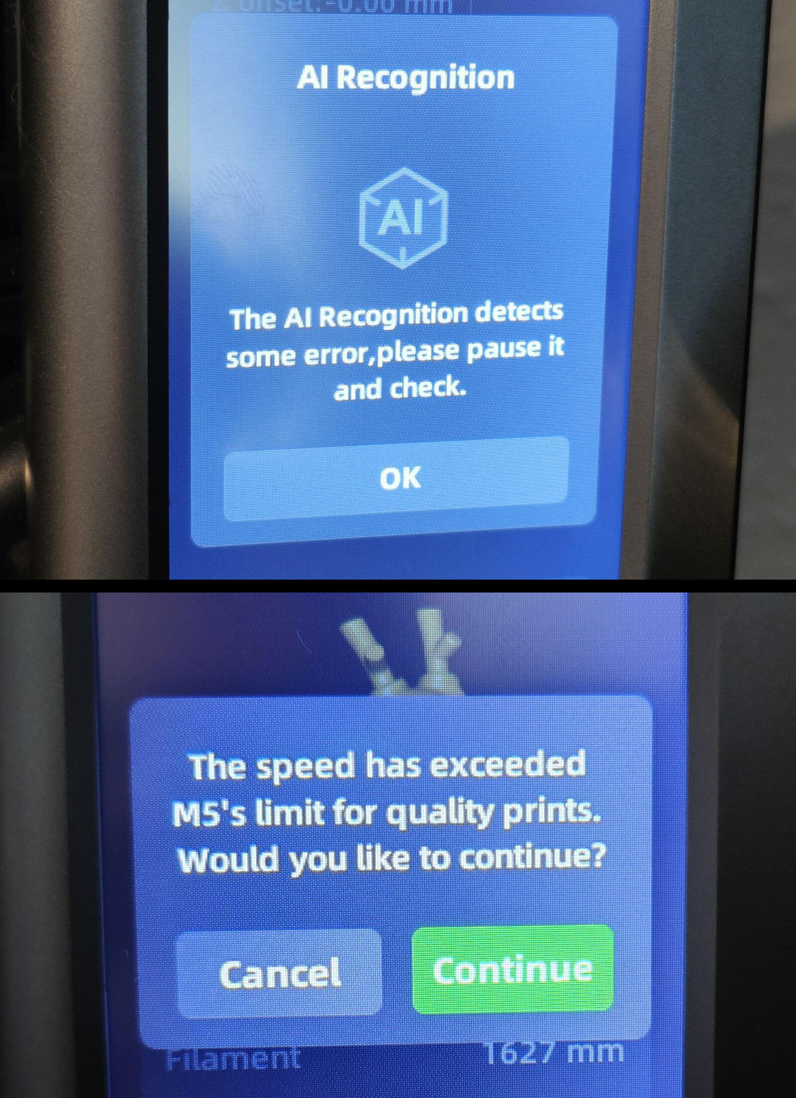 Ankermake Ai Fehler