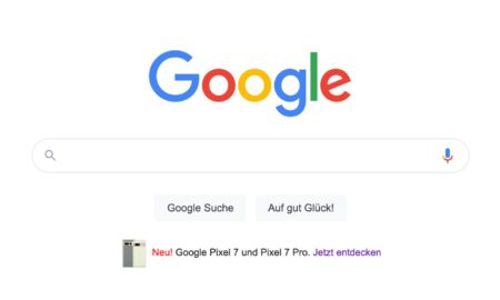Google Pixel 7 Werbung