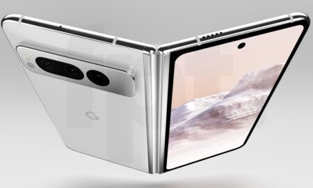 Google Pixel Fold Render Header