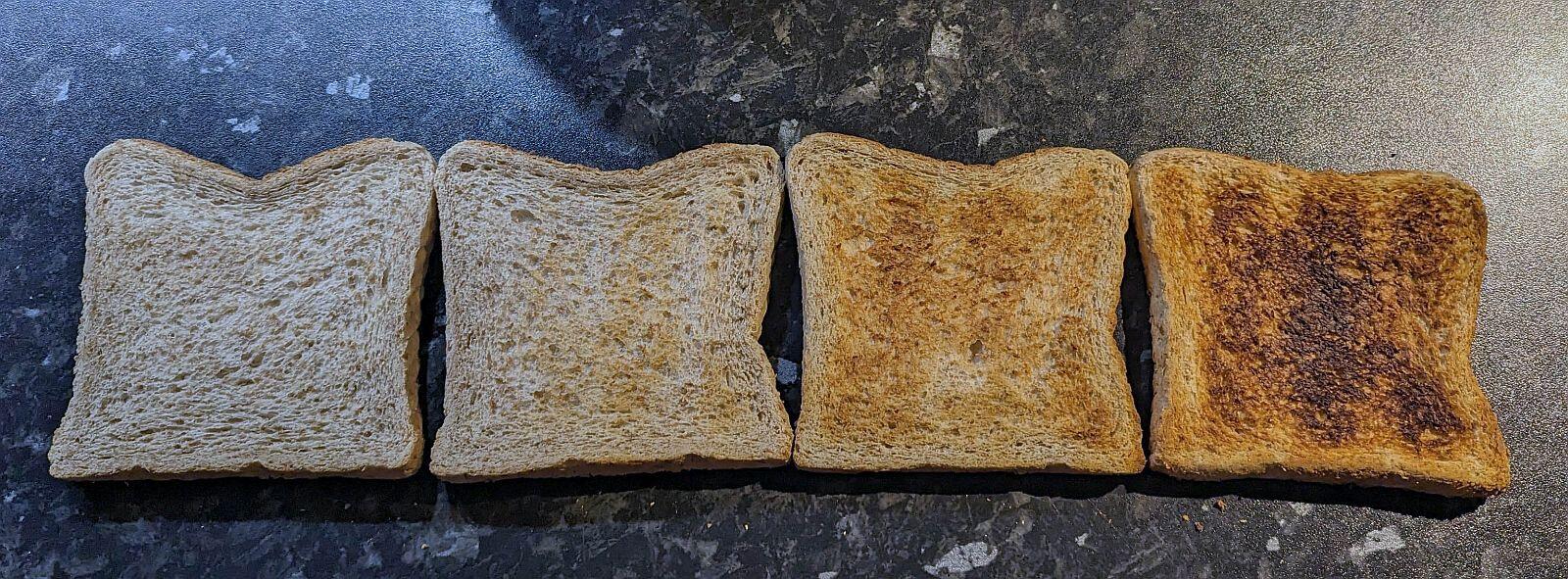 Toast Stufen