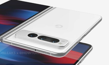 Google Pixel Fold 2023 Render Leak