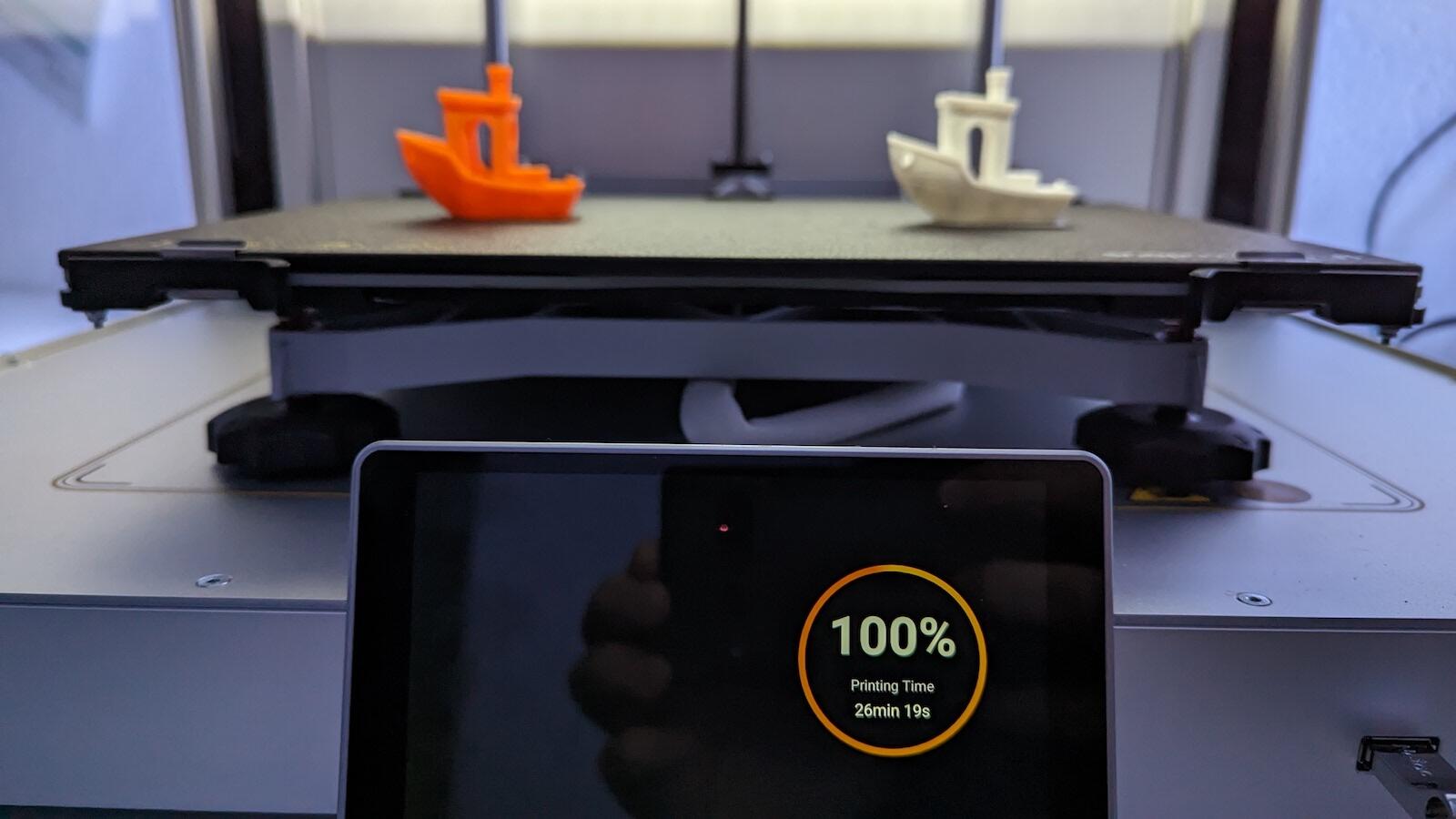 Snapmaker J1 Iidex Drucker 2 Benchys Gleichzeitig