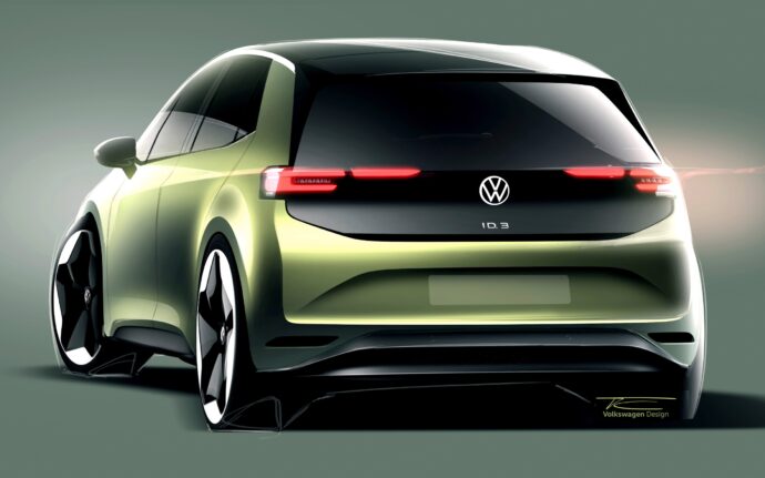 Vw Id3 2023 Konzept Heck