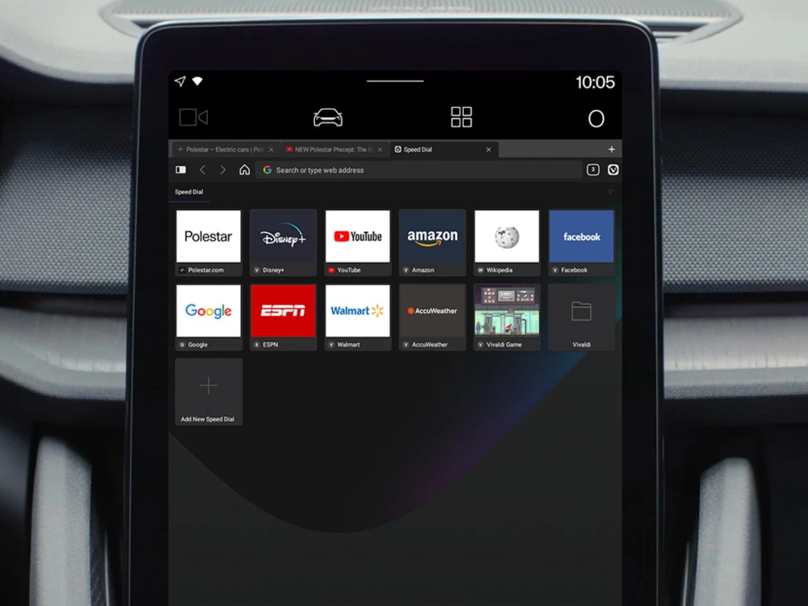 Vivaldi Browser Android Auto Automotive