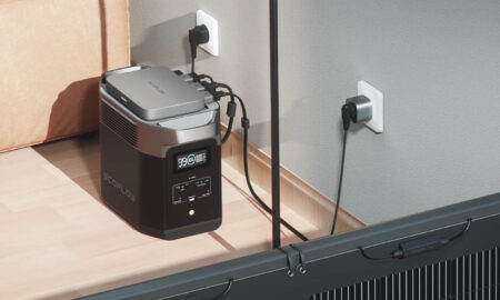 Ecoflow Powerstream Balkonkraftwerk Stecker Indoor