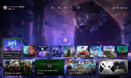 Xbox Homescreen 2023