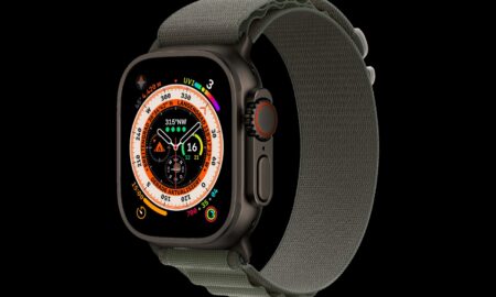 Apple Watch Ultra Schwarz Mockup