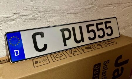 Kennzeichen Nummernschild